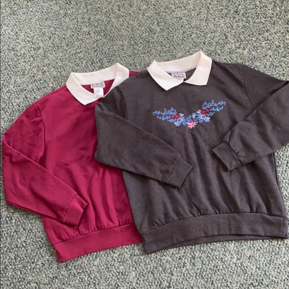 2 pieces Vintage sweatshirt pullover